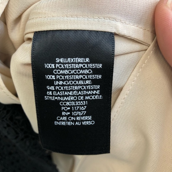 Alice + Olivia Black Lace Tamica Dress‎ NWT Sz. 8 - Picture 9 of 13